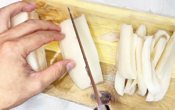 見た目はポテト！　『フライドれんこん』の作り方に「子供から大人まで夢中になる」