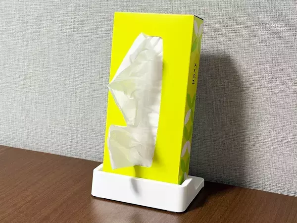 ティッシュ、どうやって置いてる？　革命的な100均アイテムに「超便利」「もう1個買う」