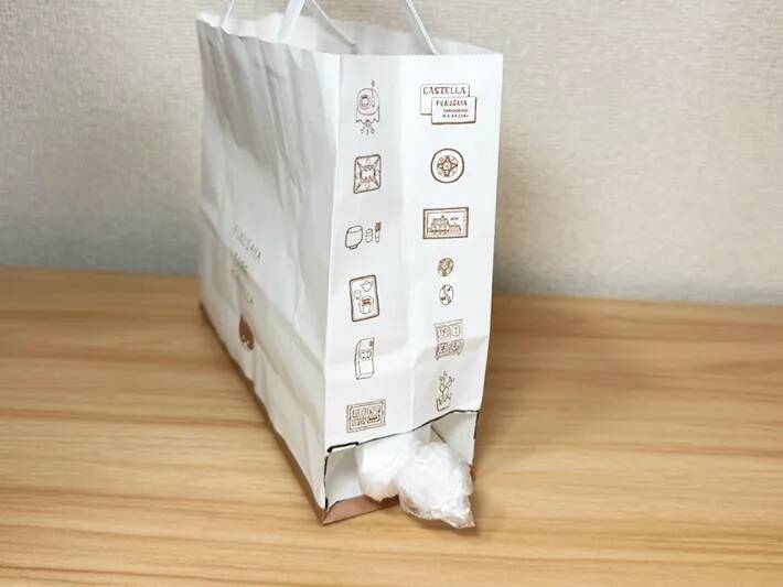 『小さめ紙袋』があったらマネして！　長方形に切るだけで…