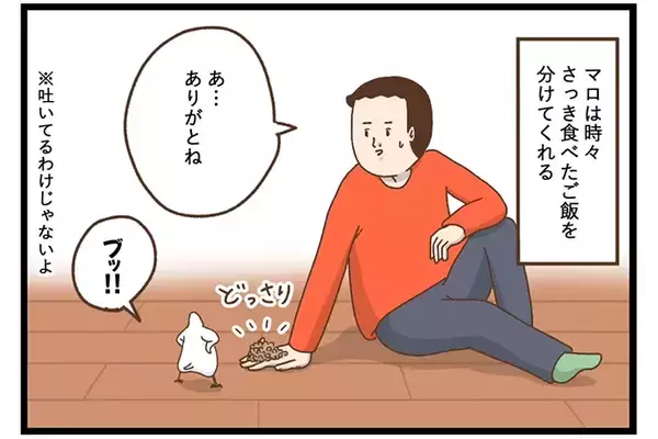 「愛情を伝えてくれるペット　飼い主が困惑した理由が？「思わず吹いた」「気持ちは嬉しい」」の画像
