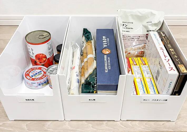 整理のプロがやってる『食品ストック』収納　「キッチンの一角に…」アイディア5選