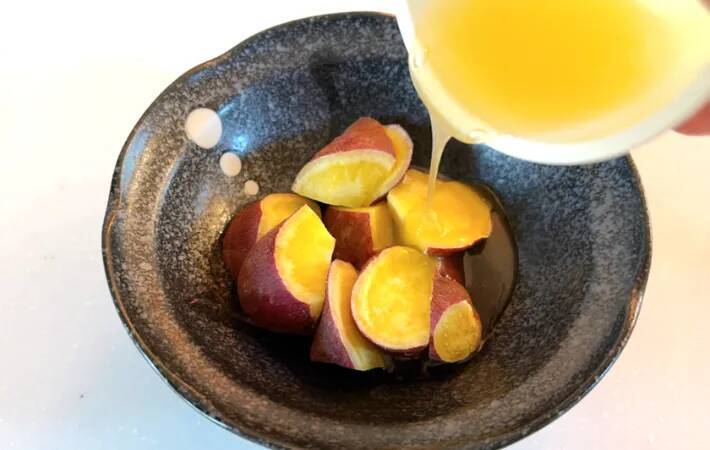マヨネーズを『大さじ1杯』入れてみて　サツマイモの簡単おやつに「もっと食べたい！」