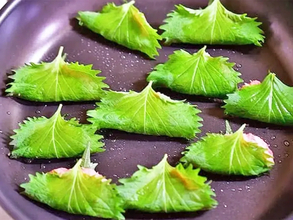 豚ひき肉を大葉で挟むだけ！　できた夏の簡単おかずに「餃子の皮いらず」「タレなしでもいい」【管理栄養士が実践】