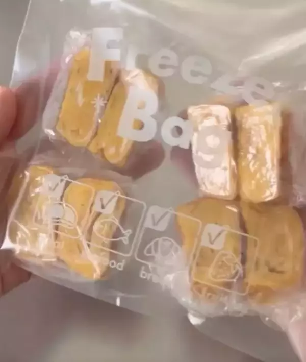 「卵焼きに片栗粉を混ぜたら？　冷凍後の姿に「感動した」「もう戻れない」」の画像