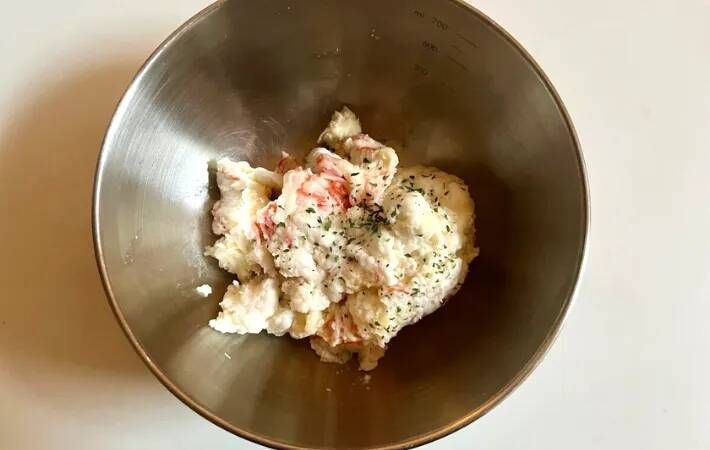 カニカマと一緒にポリ袋に入れたのは？　調理10分“簡単”おかず【レシピ】