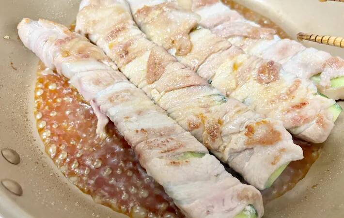 キュウリの食べ方に「これいいね！」　豚バラ肉をぐるぐる巻いて？