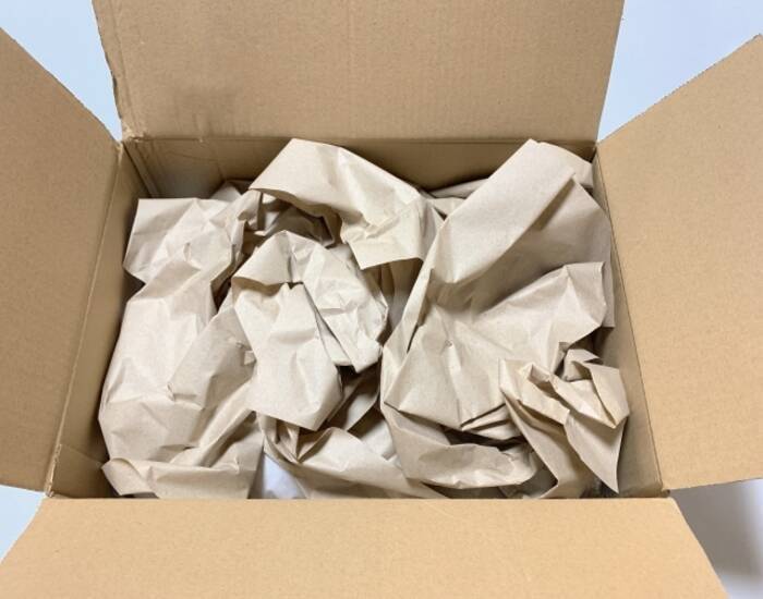 捨てずに残った紙緩衝材　折り方1つでキッチン用『簡易ゴミ袋』に使える！【4選】