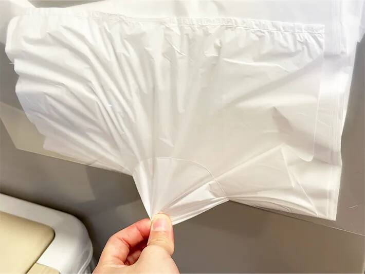 1分で完成！　余ったクリアファイルを「サッと取り出せる」ビニール袋収納に変える裏ワザ