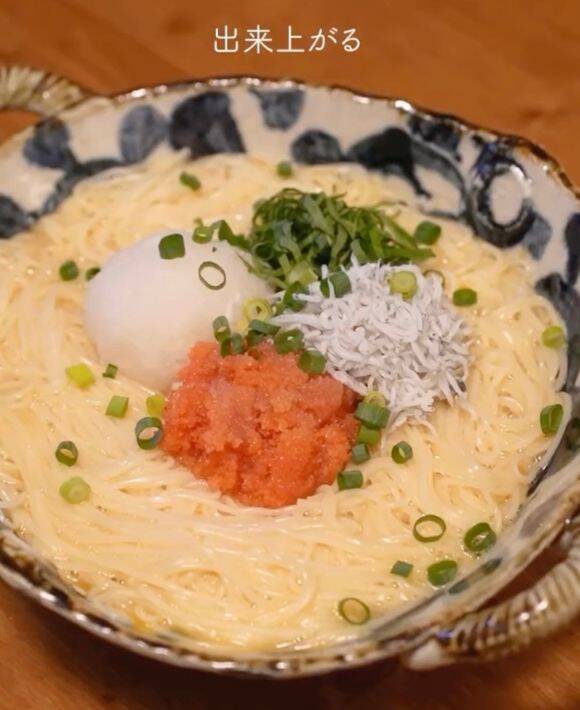 いつものそうめんが大変身！　リピート確定の『悶絶めんたいシラスおろしそうめん』