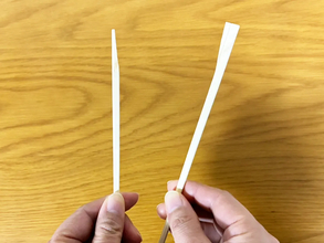 割り箸を割る時、縦に持たないで！　きれいに割る方法に「感動した」「こんなに違うのか」