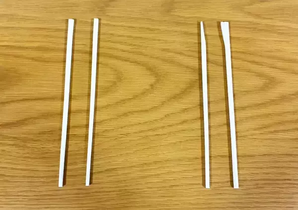 「割り箸を割る時、縦に持たないで！　きれいに割る方法に「感動した」「こんなに違うのか」」の画像