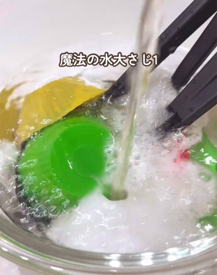 カレーを入れたタッパーは…　母が教える『洗い物』の裏技に「やってみる！」