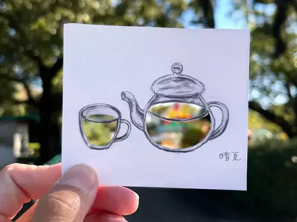 「画家による借景遊び」　アイディアに脱帽する1枚がこちら