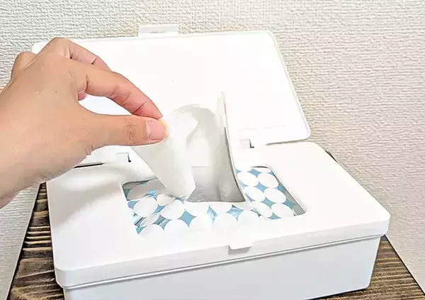 「110円のマスクケース、入れたのはマスクではなく？　ダイソーに聞いた！家中で使える収納アイディア」の画像
