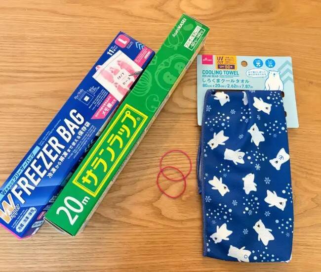すぐ溶ける『クールタオル』はこう使う！　冷たさが長持ちする簡単ワザに「家族分も揃えたい」