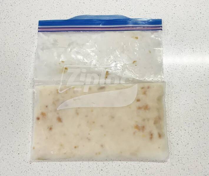 おかわりが止まらない！　入れ替え消費の『非常食』をジッパー袋に入れて…完成品に大反響