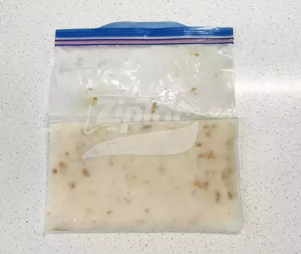 「おかわりが止まらない！　入れ替え消費の『非常食』をジッパー袋に入れて…完成品に大反響」の画像