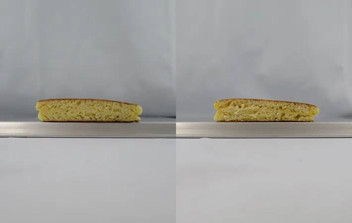 ホットケーキミックス、よく混ぜたほうがふっくらする？　ざっくり混ぜた場合と比べてみた結果