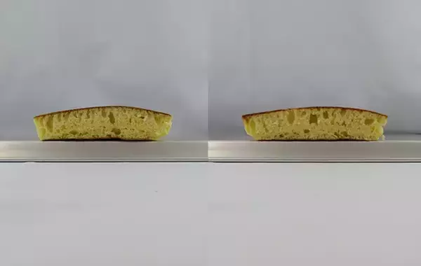 「ホットケーキミックス、よく混ぜたほうがふっくらする？　ざっくり混ぜた場合と比べてみた結果」の画像