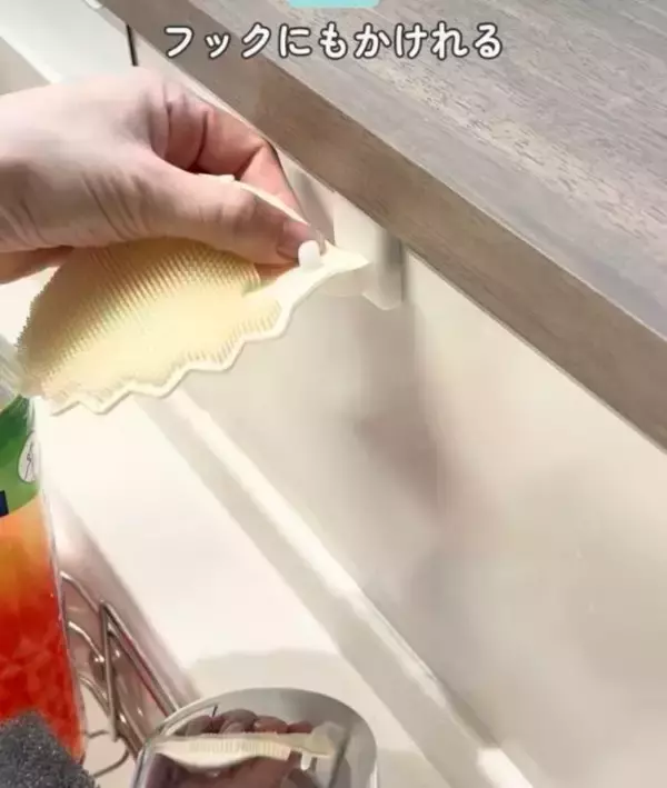 「ダイソーで買った『ハリネズミ型』のスポンジ　手放せない理由に「納得」「早速買う」」の画像