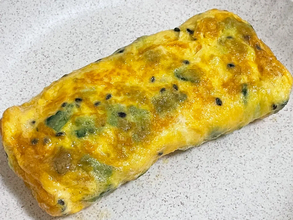 ゴーヤと一緒に小さじ2杯　夏の玉子焼きに「シャキシャキ食感」「香ばしさがいい」