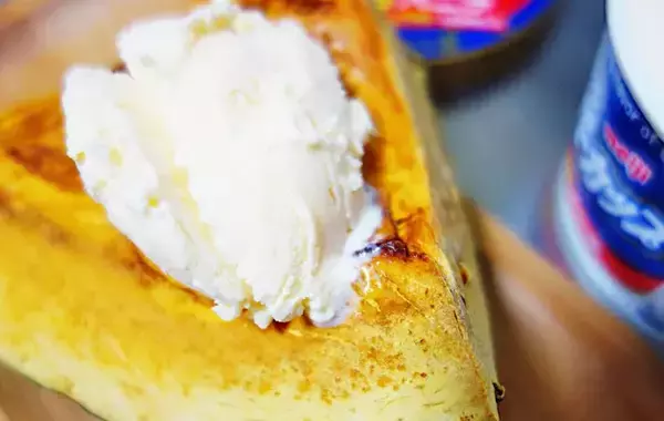 「焼いたカボチャと『スーパーカップ』で…家族もびっくりの大胆スイーツ！」の画像