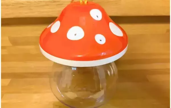 「ダイソーで買った『キノコ型のケース』　子供も喜ぶ使い道に「家中に置きたい！」」の画像
