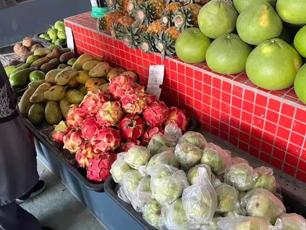 「「食べる時には気を付けて」　ドラゴンフルーツを半分に切ったら、中が想像と違って？」の画像