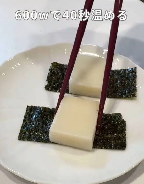 餅に『あずきアイス』をかけてみて！　完成した一品に「秒でなくなる」「極上」