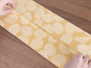 1枚の手ぬぐいを折るだけで？　30秒で小物収納に使える『バスケット』が作れた【簡単手順】