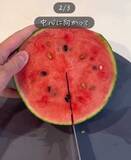 「スイカの種が邪魔！　解決する『切り方』に「感動」「目からウロコ」」の画像5