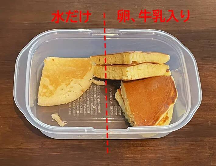 ホットケーキミックス1袋に『140ml』入れるだけ　モチモチホットケーキの作り方に「こっちのほうが好きかも」