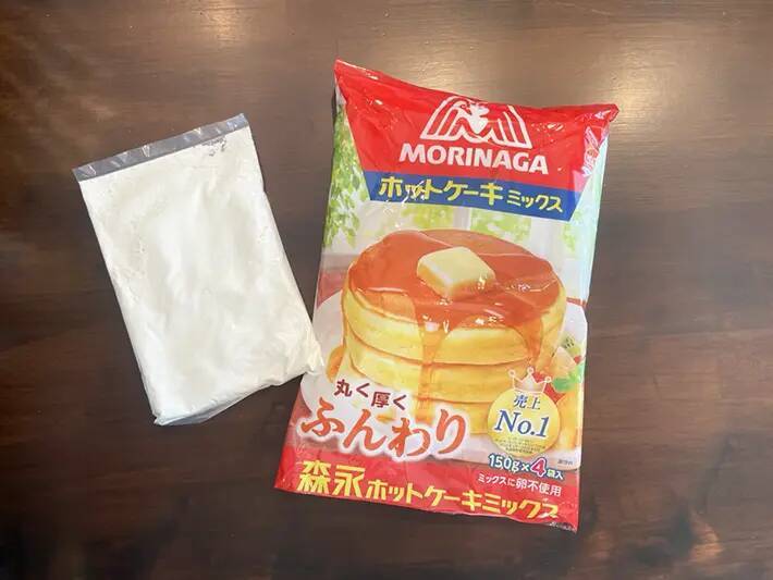 ホットケーキミックス1袋に『140ml』入れるだけ　モチモチホットケーキの作り方に「こっちのほうが好きかも」
