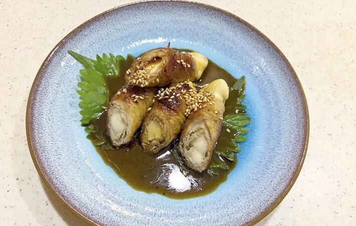 豚肉で『1本』巻いてみて　甘辛の味つけに子供が「もっと食べたい！」と大喜び