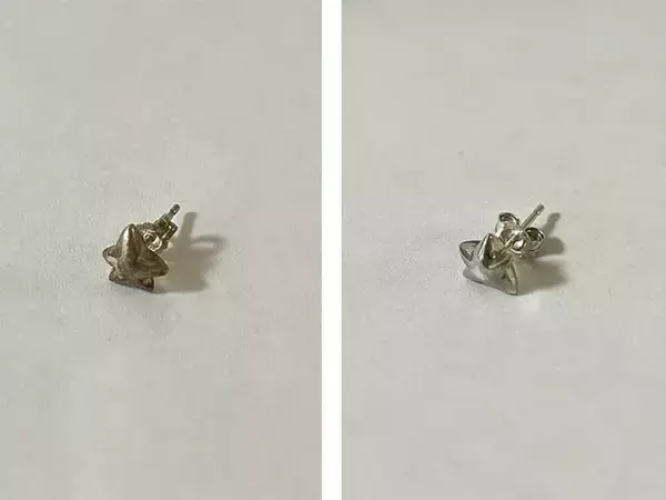 「シルバーアクセを『アルミカップ』に入れて…　15分後の変化に驚き！」の画像