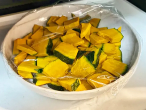 レンチンで作るカボチャの副菜　食べた夫が「これはウマい！」