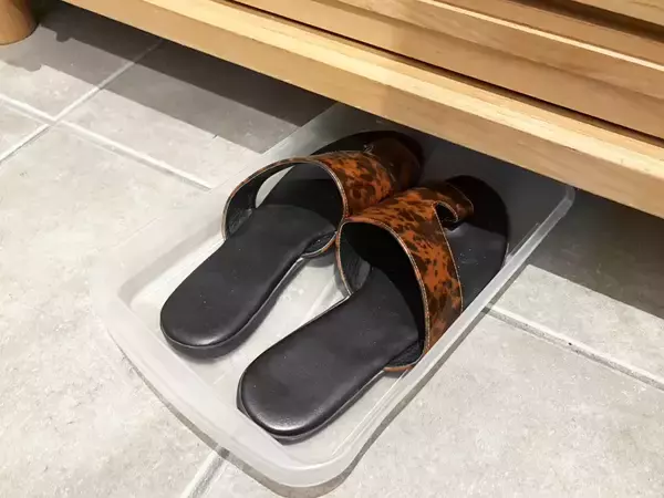 狭い玄関で靴がごちゃつく、そんな時は？　プロが教える100均グッズの活用法