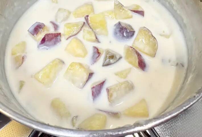 サツマイモを『200ml』で煮るだけ　優しい味わいに子供が「もっとたくさん作って」