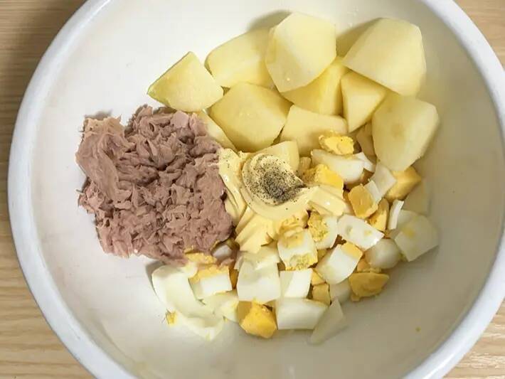 ツナマヨに『2分の1個』混ぜてみて　シャキシャキ食感とやさしい甘みプラスで「いつもと違う！」