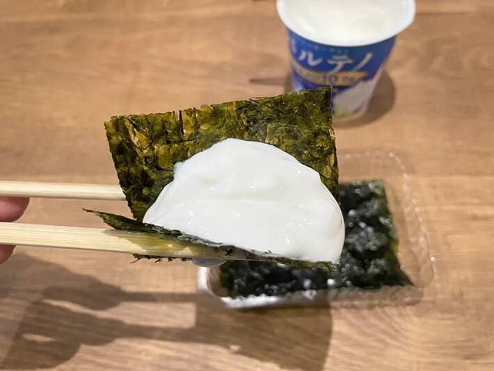 韓国海苔にご飯、ではなく？　意外な『白い食べ物』の正体に「本当に合うの？」
