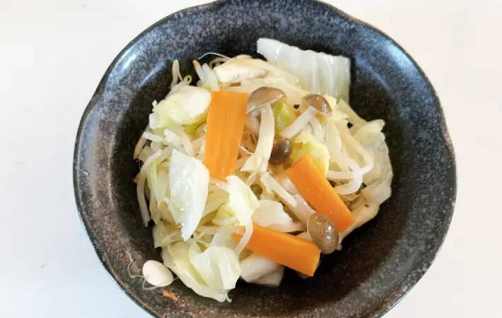 電子レンジで作る『野菜炒めず』　味つけに1個、入れたのは？「あっさりしておいしい」