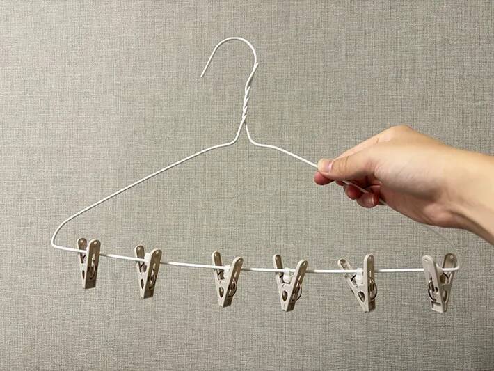 ダイソーの結束バンドでハンガーが劇的進化！洗濯の“スペース不足”を一瞬で解消する方法