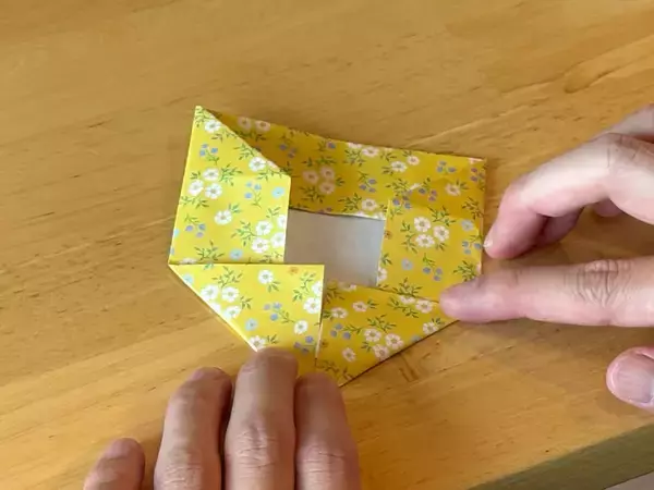 のりもハサミも使いません！　折り紙1枚、30秒で作れる『ミニ封筒』がこちら