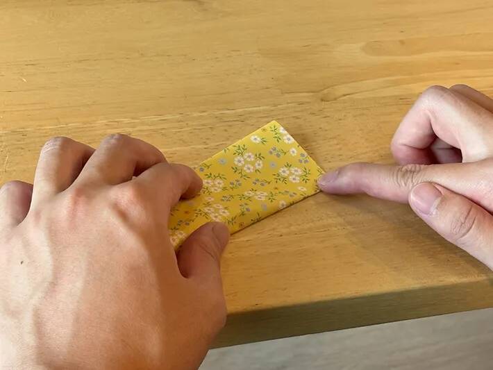 のりもハサミも使いません！　折り紙1枚、30秒で作れる『ミニ封筒』がこちら