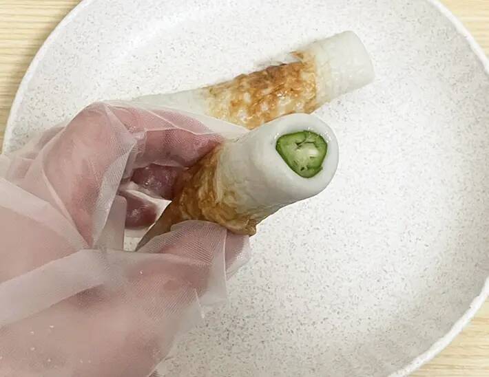 玉子焼きに丸ごと1本入れてみて！　夏野菜のレシピに「断面がかわいい」「食べ応え抜群」