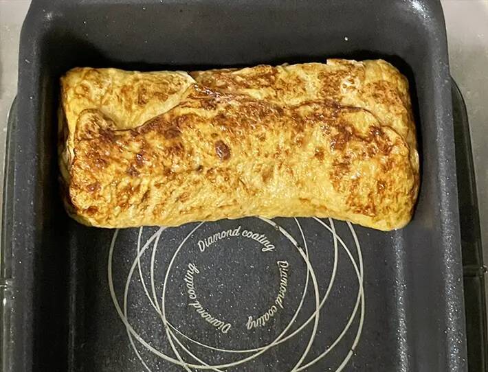 玉子焼きに丸ごと1本入れてみて！　夏野菜のレシピに「断面がかわいい」「食べ応え抜群」
