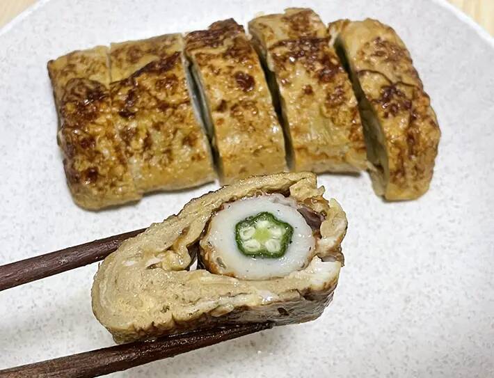 玉子焼きに丸ごと1本入れてみて！　夏野菜のレシピに「断面がかわいい」「食べ応え抜群」