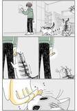 「噛んできそうで噛んでこない…　飼い主と猫の微笑ましい風景描いた漫画に『8万いいね』」の画像2