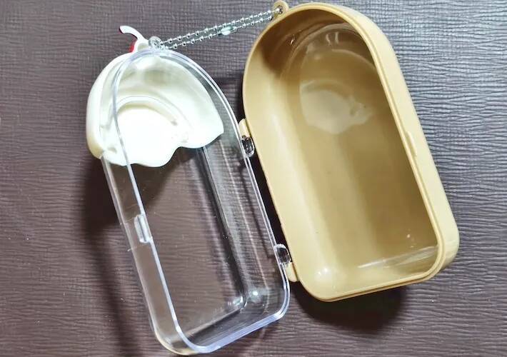 ダイソー『ケースキーホルダー』の使い方　小物やお菓子を入れるだけで？「便利でかわいい」