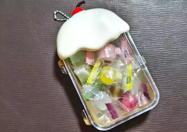「ダイソー『ケースキーホルダー』の使い方　小物やお菓子を入れるだけで？「便利でかわいい」」の画像